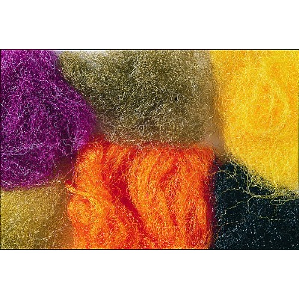 Pechetruite Black Antron Dubbing For Fly Tying – Synthetic Fibers For Trout Flies